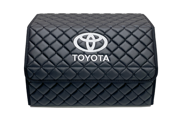 Органайзер Deluxe 47см чорний з чорною ниткою (вишивка Toyota)